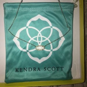 KENDRA SCOTT “Elisa” Pendant Necklace, in White